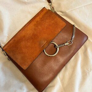 Chloe Brown Medium Faye Bag